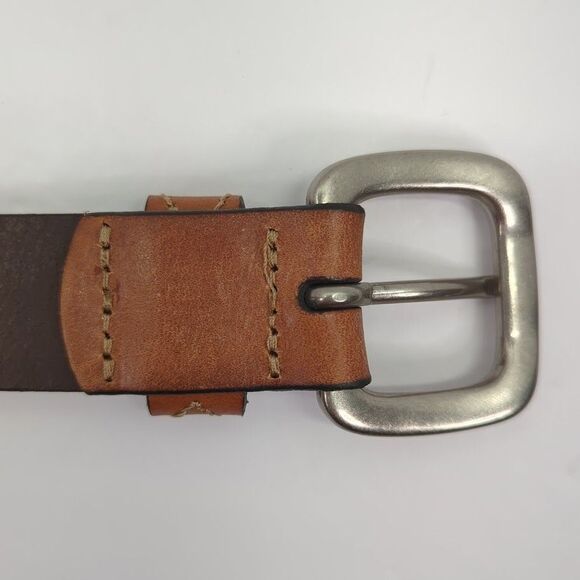 Dockers Embossed‎ Tooled Belt Stitched And Studded Belt #2228 Size Large - Picture 4 of 8